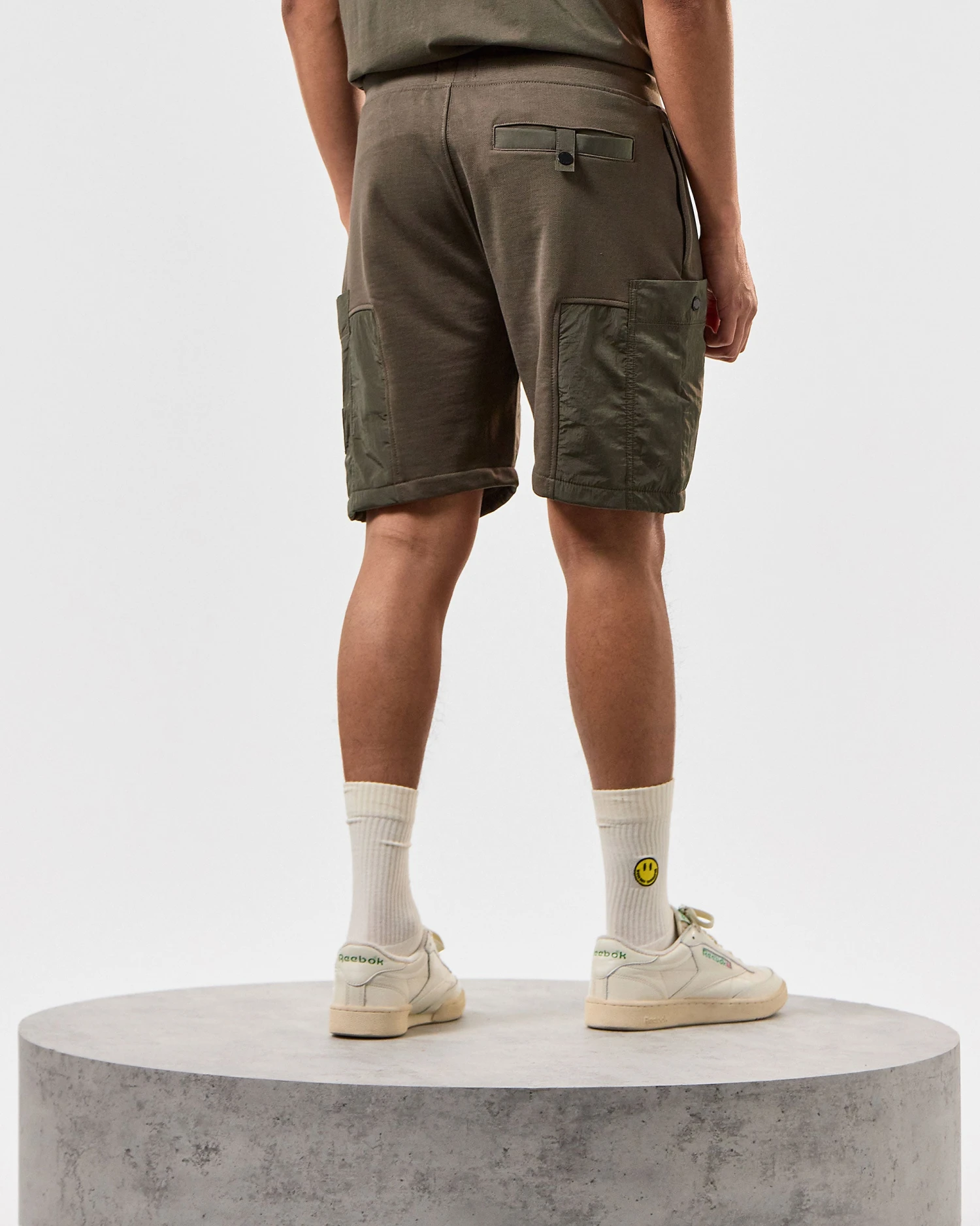 Weekend Offender Azeez Parachute Pocket Shorts Castle Green 4 Weekend Offender Azeez Parachute Pocket Shorts Castle Green - Image 4