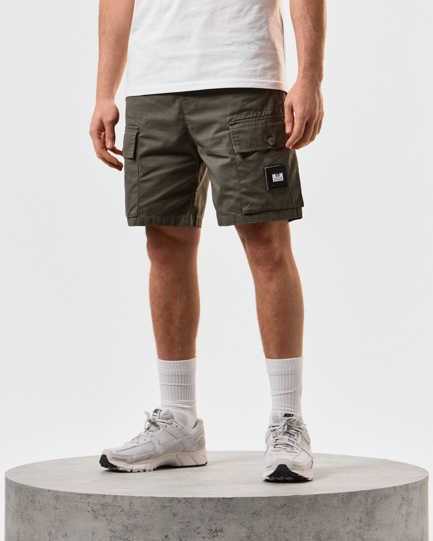 Weekend Offender Scopello Cargo Shorts Castle Green 3 Weekend Offender Scopello Cargo Shorts Castle Green - Image 3