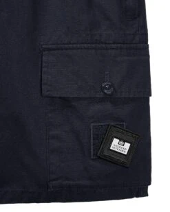 Weekend Offender Scopello Cargo Shorts Navy -Warm Knit Wear Sales STSS2425 SCOPELLO NAVY 11253