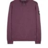 Weekend Offender Kraviz Quarter Zip Sweatshirt Deep Plum