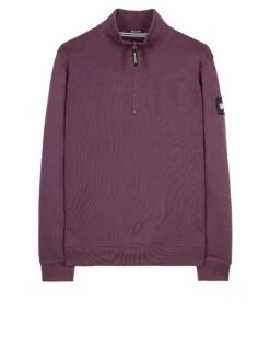 Weekend Offender Kraviz Quarter Zip Sweatshirt Deep Plum