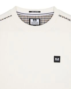 Weekend Offender Vega Sweatshirt Winter White/House Check 11 Weekend Offender Vega Sweatshirt Winter White/House Check -Warm Knit Wear Sales SWAW23 12 VEGA WINTER WHITE HOUSE CHECK 2718