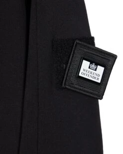 Weekend Offender Adiel Mesh Pocket Sweatshirt Black -Warm Knit Wear Sales SWAW23 16 ADIEL BLACK 0817