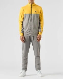 Weekend Offender Topping Zip Through Sweatshirt Light Grey 9 Weekend Offender Topping Zip Through Sweatshirt Light Grey -Warm Knit Wear Sales SWAW2305 TOPPING LIGHT GREY 1949 MODEL