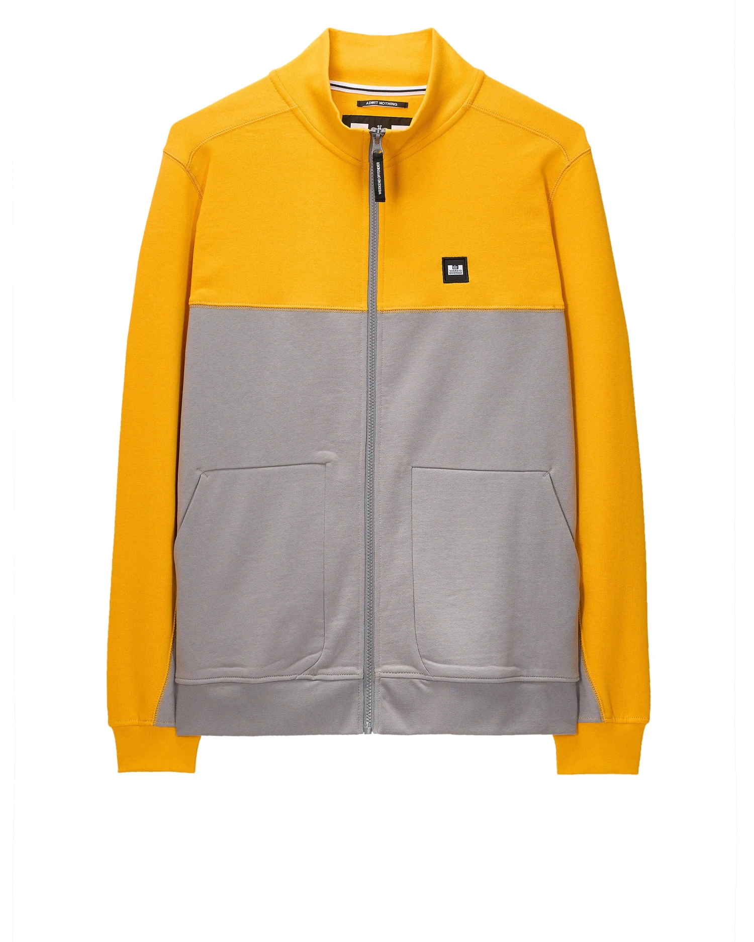 Weekend Offender Topping Zip Through Sweatshirt Light Grey 1 Weekend Offender Topping Zip Through Sweatshirt Light Grey