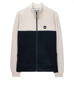 Weekend Offender Topping Zip Through Sweatshirt Navy