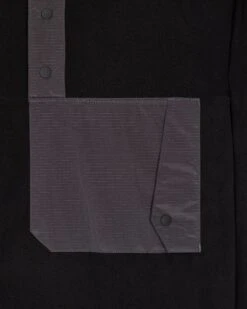 Weekend Offender Cruz Polar Fleece Black/Greystone -Warm Knit Wear Sales SWAW2306 CRUZ BLACK GREY 3653