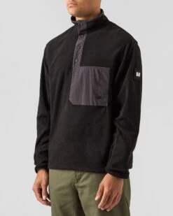 Weekend Offender Cruz Polar Fleece Black/Greystone -Warm Knit Wear Sales SWAW2306 CRUZ BLACK GREYSTONE 0452