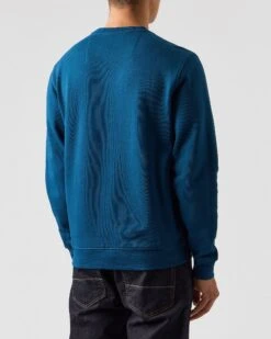 Weekend Offender Ferrer Sweatshirt Juniper Blue -Warm Knit Wear Sales SWAW2309 FERRER JUNIPER 0367