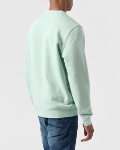 Weekend Offender Ferrer Sweatshirt Mint Tea Green -Warm Knit Wear Sales SWAW2309 FERRER MINT TEA 0028 MODEL