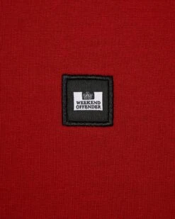 Weekend Offender Ferrer Sweatshirt Scarlet Red -Warm Knit Wear Sales SWAW2309 FERRER SCARLET 0167