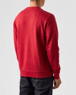 Weekend Offender Ferrer Sweatshirt Scarlet Red -Warm Knit Wear Sales SWAW2309 FERRER SCARLET 0361