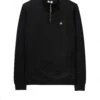 Weekend Offender Faraone Quarter Zip Sweatshirt Black