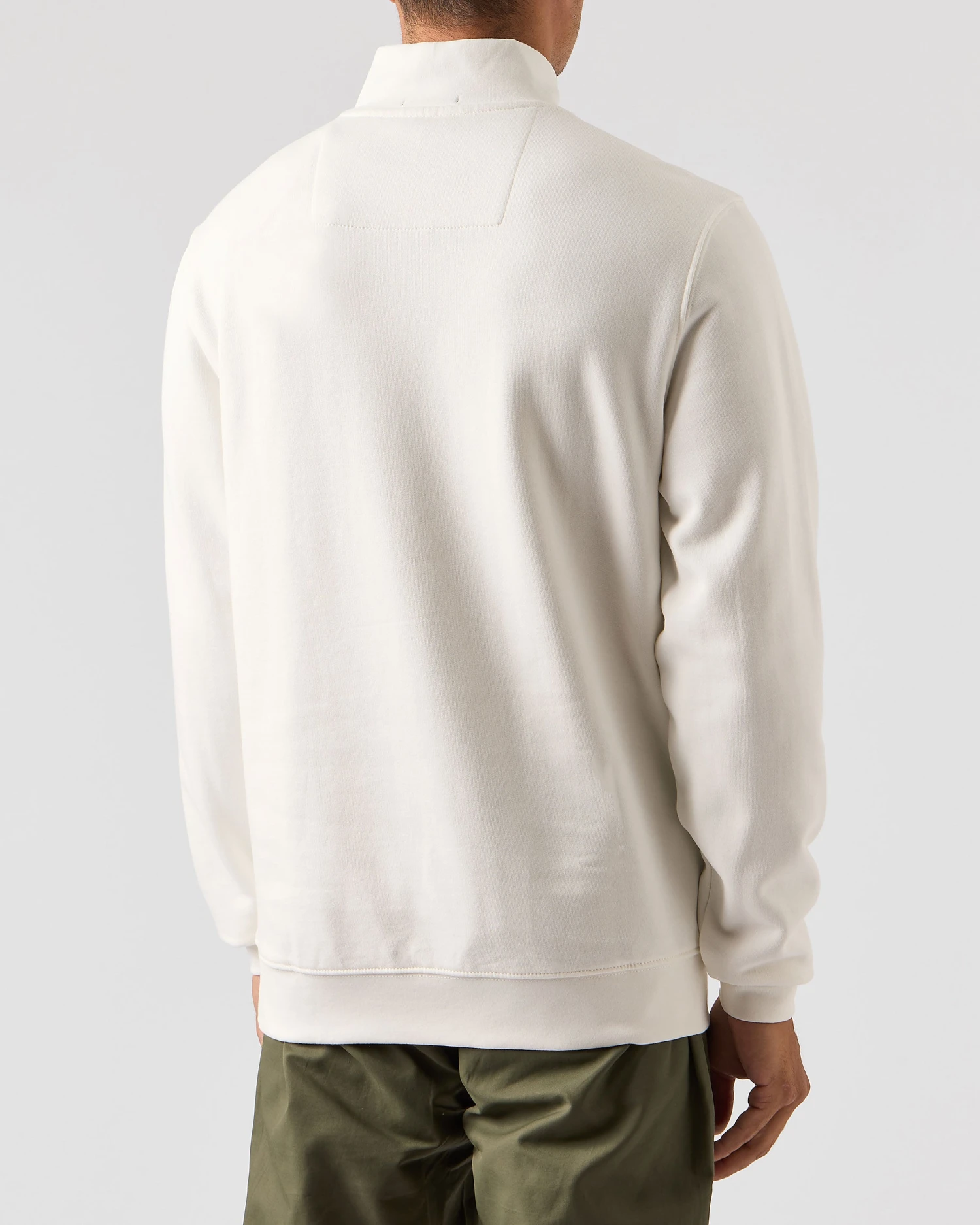 Weekend Offender Faraone Quarter Zip Sweatshirt Winter White 4 Weekend Offender Faraone Quarter Zip Sweatshirt Winter White - Image 4