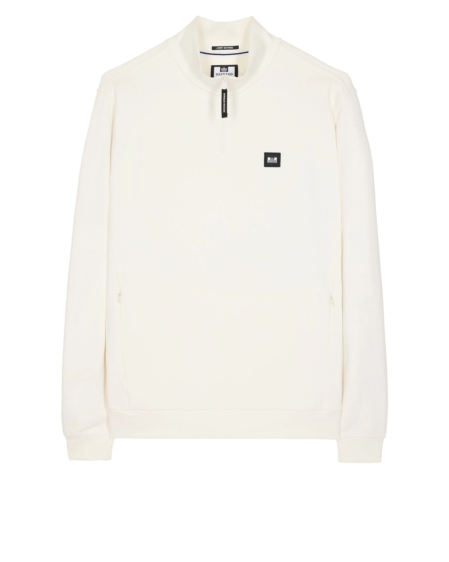 Weekend Offender Faraone Quarter Zip Sweatshirt Winter White 1 Weekend Offender Faraone Quarter Zip Sweatshirt Winter White