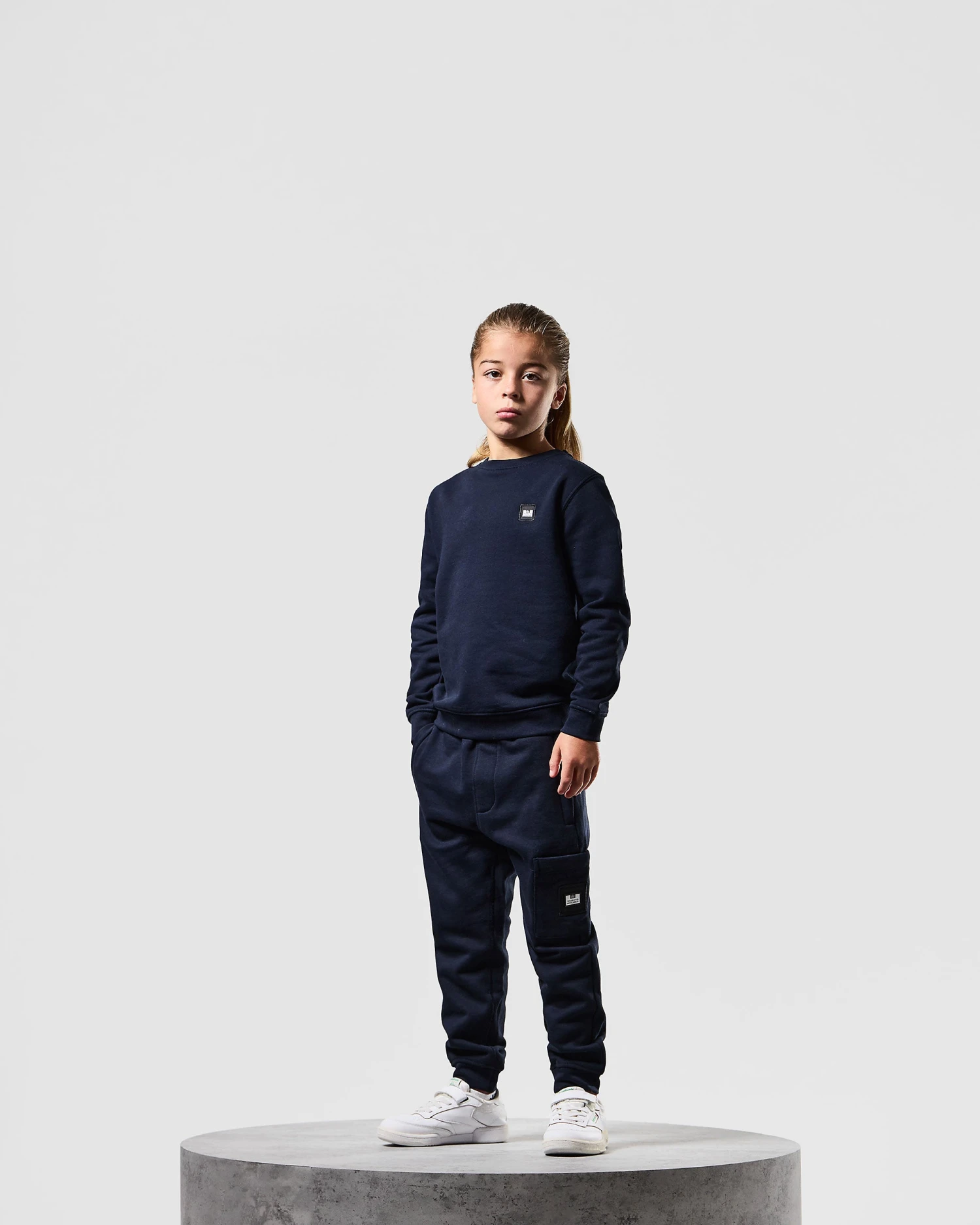 Weekend Offender Kids Foreman Jogger Pants Navy 2 Weekend Offender Kids Foreman Jogger Pants Navy - Image 2