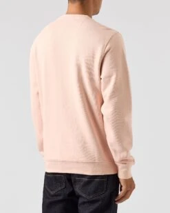 Weekend Offender Vega Sweatshirt Peachy/House Check -Warm Knit Wear Sales SWAW2312 VEGA PEACHY HOUSE CHECK 0140 MODEL