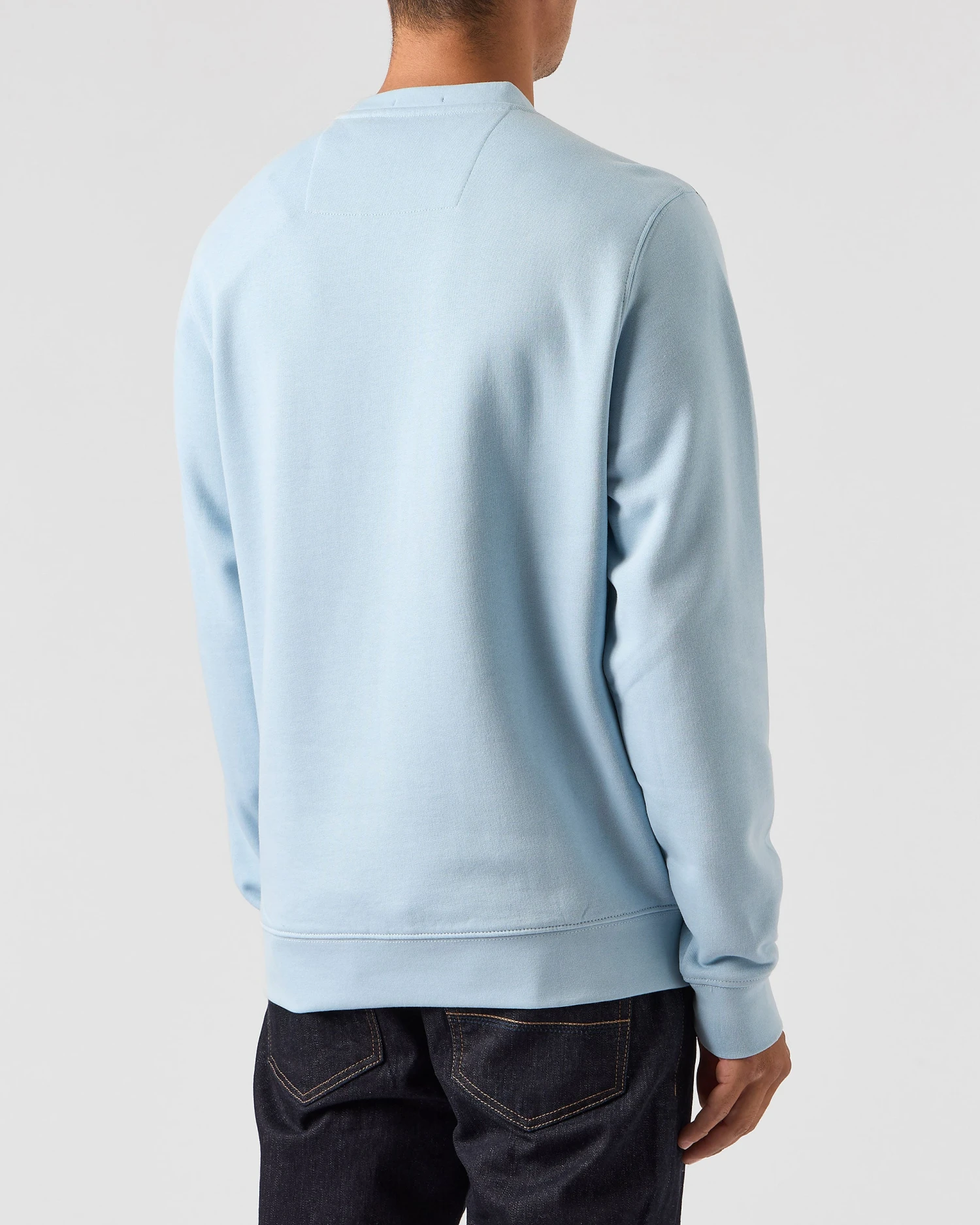 Weekend Offender Vega Sweatshirt Winter Sky/Blue House Check 4 Weekend Offender Vega Sweatshirt Winter Sky/Blue House Check - Image 4