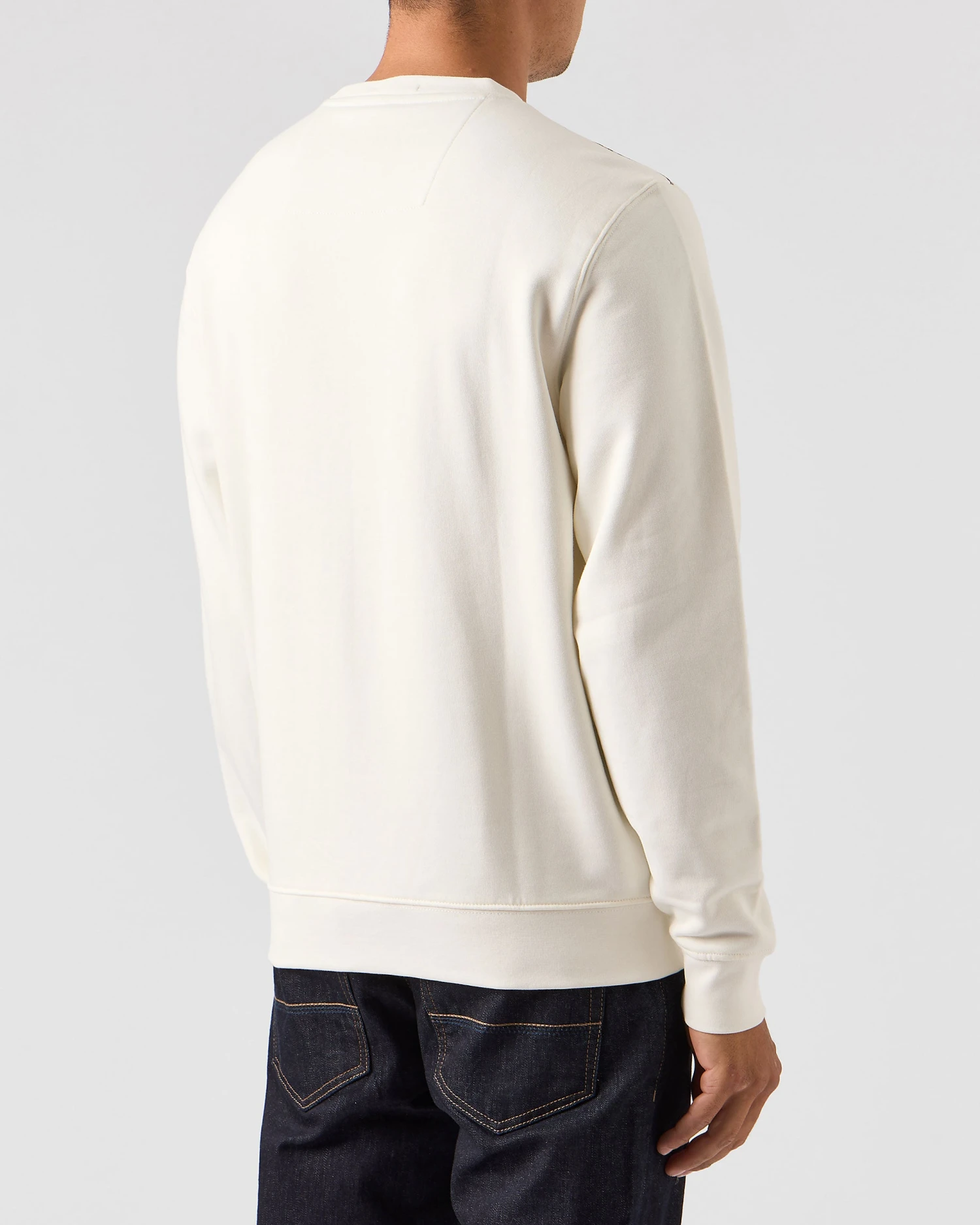 Weekend Offender Vega Sweatshirt Winter White/House Check 4 Weekend Offender Vega Sweatshirt Winter White/House Check - Image 4