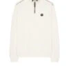 Weekend Offender Matisa Quarter Zip Sweatshirt Winter White/House Check