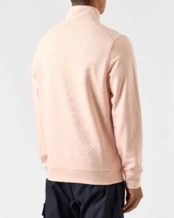 Weekend Offender Kraviz Quarter Zip Sweatshirt Peachy -Warm Knit Wear Sales SWAW2314 KRAVIS PEACHY 0655 MODEL