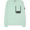 Weekend Offender Adiel Mesh Pocket Sweatshirt Mint Tea Green