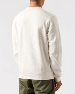 Weekend Offender Adiel Mesh Pocket Sweatshirt Winter White 11 Weekend Offender Adiel Mesh Pocket Sweatshirt Winter White -Warm Knit Wear Sales SWAW2316 ADIEL WINTER WHITE 0714 MODEL