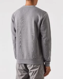 Weekend Offender Avery Sweatshirt Light Grey -Warm Knit Wear Sales SWAW2317 AVERY LIGHT GREY 0304 MODEL
