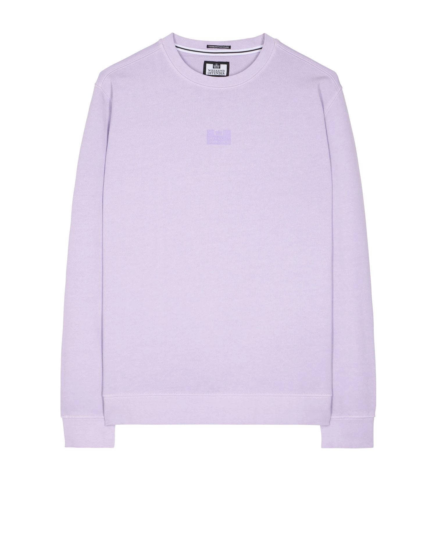 Weekend Offender Adames Garment Dye Sweatshirt Wisteria 1 Weekend Offender Adames Garment Dye Sweatshirt Wisteria