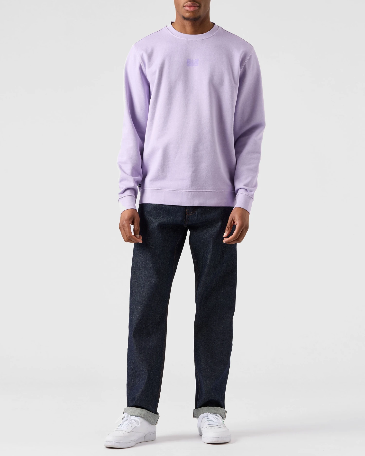 Weekend Offender Adames Garment Dye Sweatshirt Wisteria 2 Weekend Offender Adames Garment Dye Sweatshirt Wisteria - Image 2