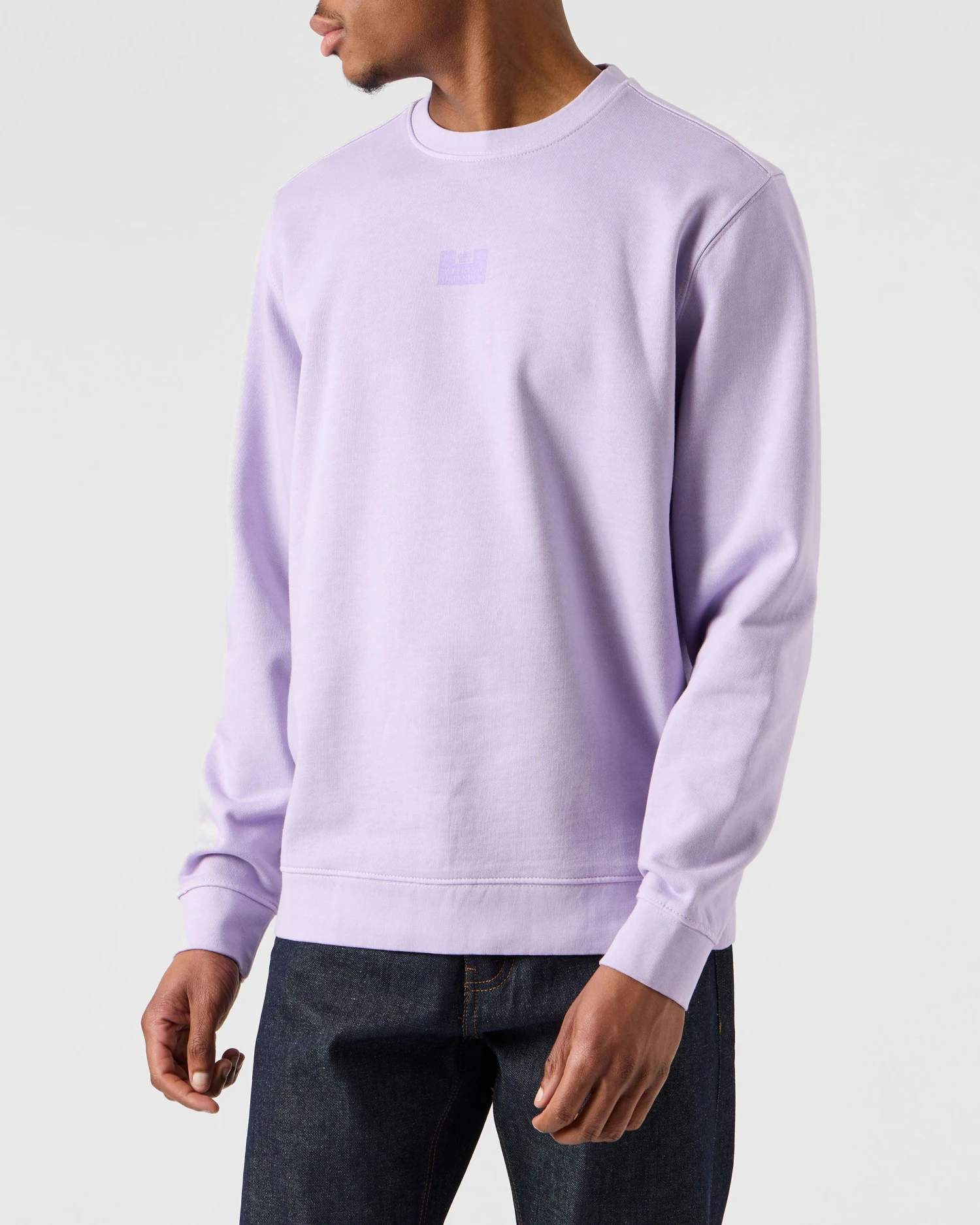 Weekend Offender Adames Garment Dye Sweatshirt Wisteria 3 Weekend Offender Adames Garment Dye Sweatshirt Wisteria - Image 3