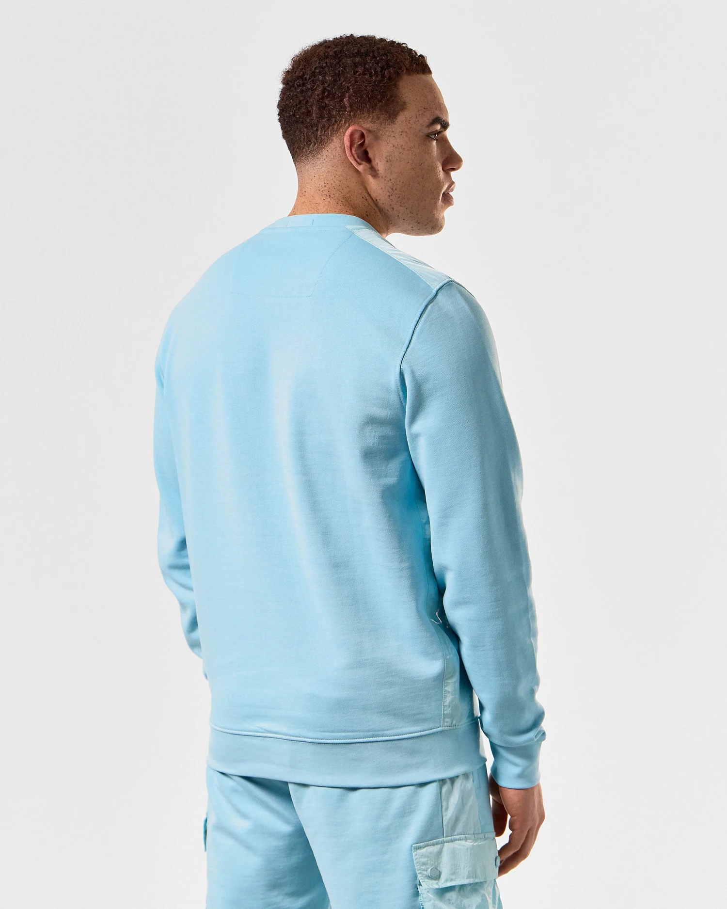 Weekend Offender F Bomb Sweatshirt Saltwater Blue 4 Weekend Offender F Bomb Sweatshirt Saltwater Blue - Image 4