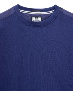 Weekend Offender F Bomb Sweatshirt Bright Navy -Warm Knit Wear Sales SWSS2401 F BOMB BRIGHT NAVY 11490