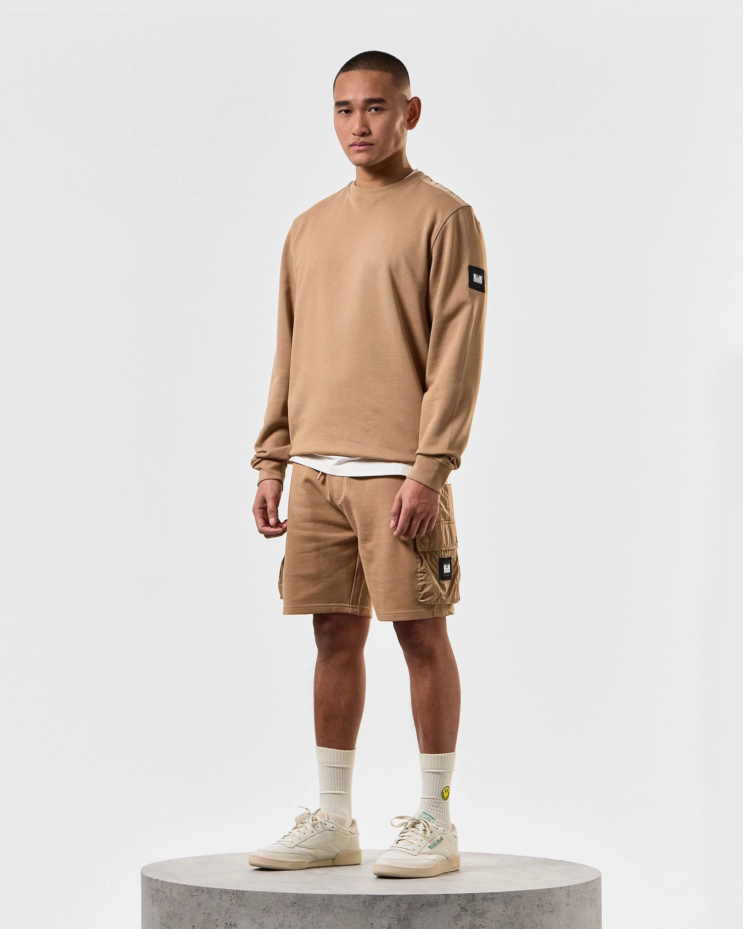 Weekend Offender F Bomb Sweatshirt Cognac Brown 2 Weekend Offender F Bomb Sweatshirt Cognac Brown - Image 2