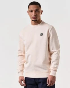 Weekend Offender Ferrer Sweatshirt Alabaster -Warm Knit Wear Sales SWSS2402 FERRER ALABASTER 7476