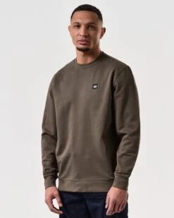 Weekend Offender Ferrer Sweatshirt Castle Green -Warm Knit Wear Sales SWSS2402 FERRER CASTLE GREEN 7558