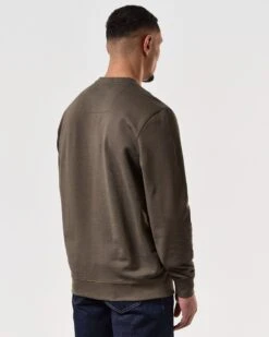 Weekend Offender Ferrer Sweatshirt Castle Green -Warm Knit Wear Sales SWSS2402 FERRER CASTLE GREEN 7560