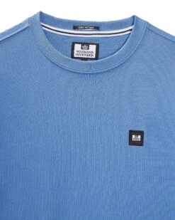 Weekend Offender Ferrer Sweatshirt Coastal Blue -Warm Knit Wear Sales SWSS2402 FERRER COASTAL 11426
