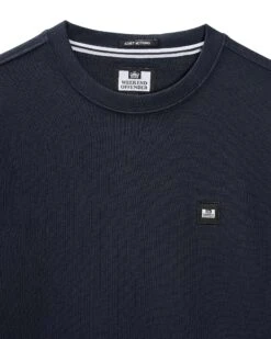 Weekend Offender Ferrer Sweatshirt Navy -Warm Knit Wear Sales SWSS2402 FERRER NAVY 11362