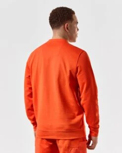 Weekend Offender Ferrer Sweatshirt Pure Orange -Warm Knit Wear Sales SWSS2402 FERRER PURE ORANGE 5363 MODEL