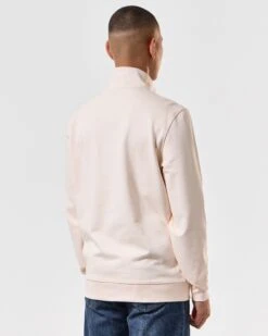 Weekend Offender Matisa Quarter Zip Sweatshirt Alabaster 10 Weekend Offender Matisa Quarter Zip Sweatshirt Alabaster -Warm Knit Wear Sales SWSS2405 MATISA ALABASTER 4556 MODEL