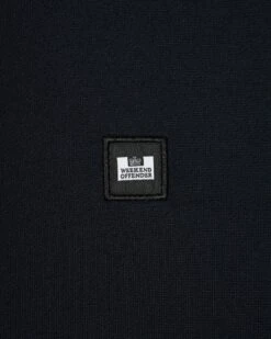 Weekend Offender Matisa Quarter Zip Sweatshirt Navy -Warm Knit Wear Sales SWSS2405 MATISA NAVY 0326