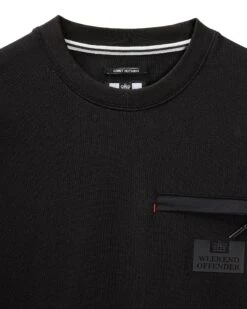 Weekend Offender Paraiso Sweatshirt Black -Warm Knit Wear Sales SWSS2409 PARAISO BLACK 9303