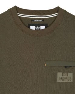 Weekend Offender Paraiso Sweatshirt Castle Green -Warm Knit Wear Sales SWSS2409 PARAISO CASTLE GREEN 2691