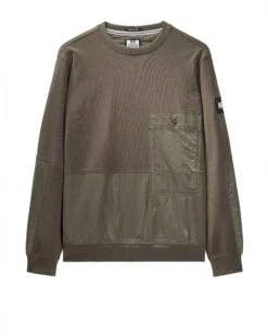 Weekend Offender Sirenko Pocket Sweatshirt Castle Green