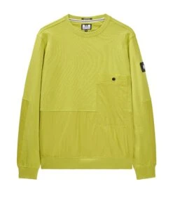 Weekend Offender Sirenko Pocket Sweatshirt Limeish Green