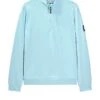 Weekend Offender Kraviz Quarter Zip Sweatshirt Saltwater Blue