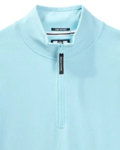 Weekend Offender Kraviz Quarter Zip Sweatshirt Saltwater Blue -Warm Knit Wear Sales SWSS2411 KRAVIZ SALTWATER 11620