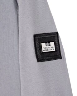 Weekend Offender Kraviz Quarter Zip Sweatshirt Smokey Grey -Warm Knit Wear Sales SWSS2411 KRAVIZ SMOKEY 0116