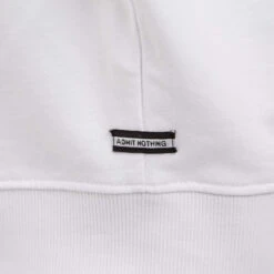 Weekend Offender Wire Graphic Hoodie White -Warm Knit Wear Sales THE WIRE HOOD WHITE DETAIL 4